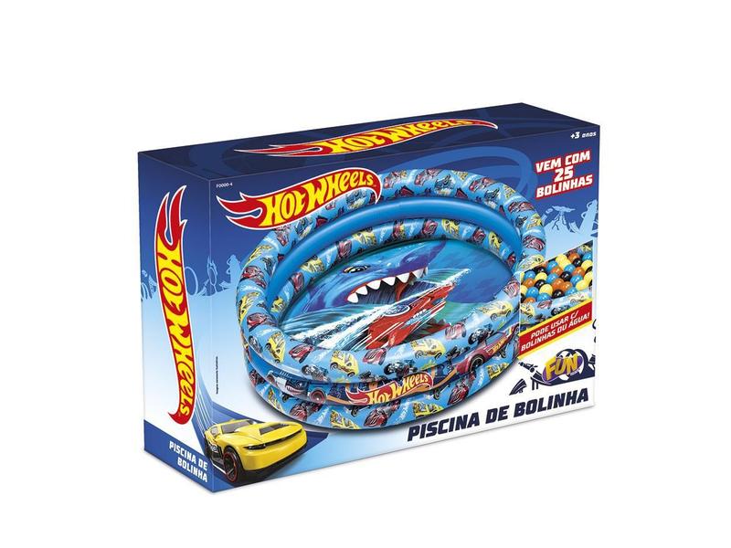 Hot Wheels Piscina De Bolinhas Inflavel Com 25 Bolinhas - FUN Imagem de Hot Wheels Piscina De Bolinhas Inflavel Com 25 Bolinhas