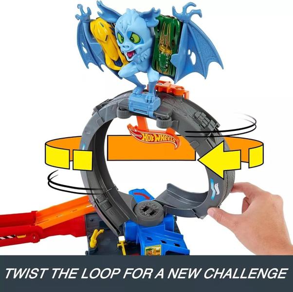 Imagem de Hot Wheels Pista Ataque Do Morcego City Loopi - Mattel Htn78