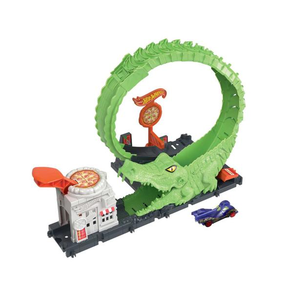 Imagem de Hot Wheels Pista City Ataque do Crocodilo HKX39 - Mattel