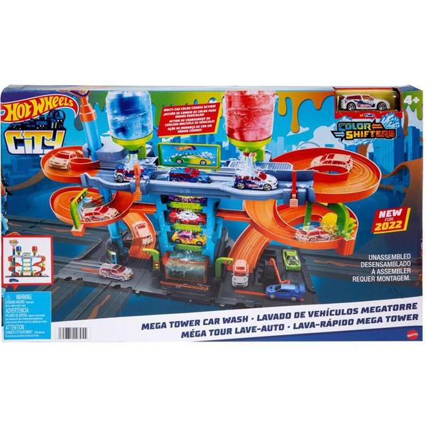 Imagem de Hot Wheels Pista City Lava-Rápido Mega Torre Color Shifter