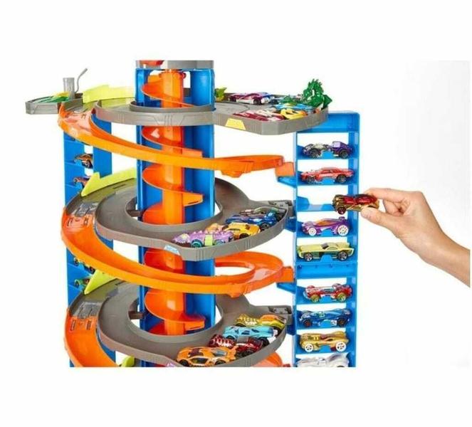 Imagem de Hot Wheels Pista City Mega Garagem Espiral - Mattel