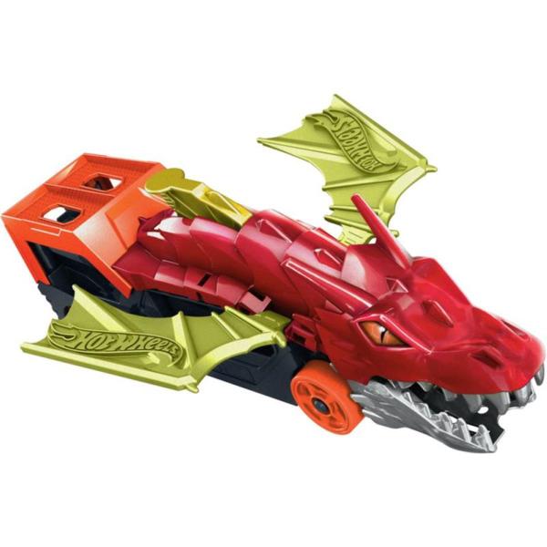 Imagem de Hot wheels pista city reboque de dragao unidade gtk42 - mattel