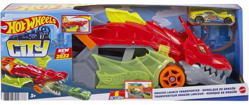 Imagem de Hot Wheels Pista City Transportador Dragão GTK42 Mattel