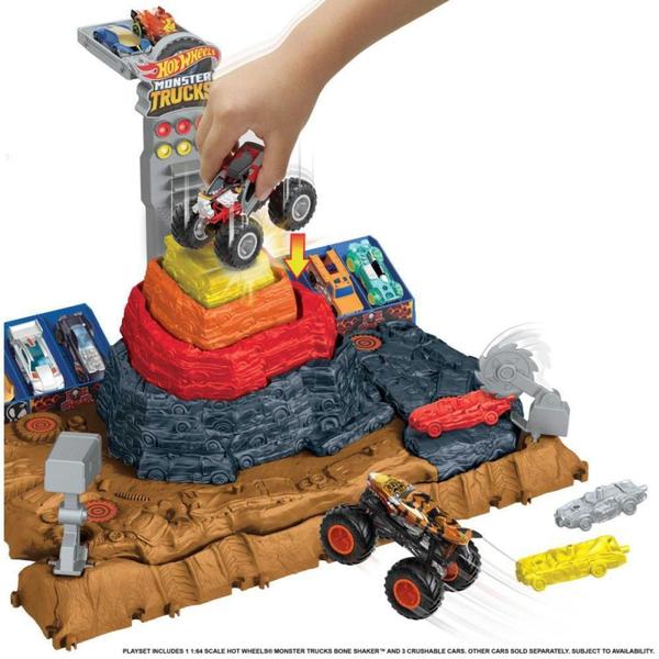 Imagem de Hot Wheels Pista e Acessorio Monster TRUCK Arena Smashers M - Mattel