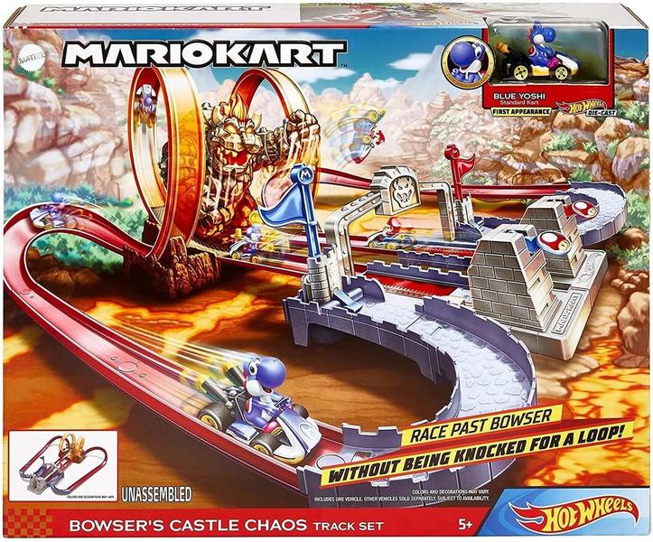 Imagem de Hot Wheels Pista Mario Kart Castelo Do Bowser - Mattel GNM22