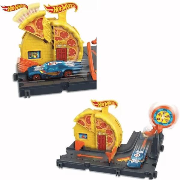 Imagem de Hot Wheels Pista Pizzaria Veloz C/ Carrinho 4+ HMD53 Mattel