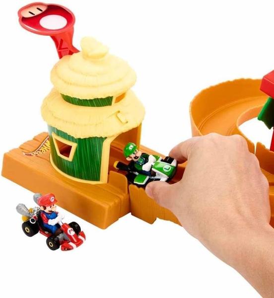 Imagem de Hot Wheels Pista Super Mario Bros Filme Corrida na Selva - Mattel