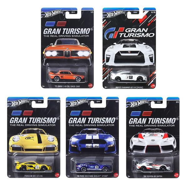 Imagem de Hot Wheels Serie Gran Turismo - Set 5 Miniaturas - GDG83