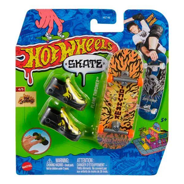 Imagem de Hot Wheels Skate de Dedo com Tenis Flame Thrower Mattel HGT46