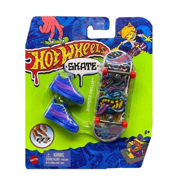 Imagem de Hot Wheels Skate de Dedo Dumpster Dweller - Mattel