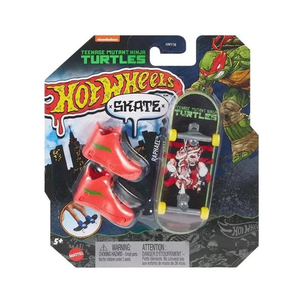 Imagem de Hot Wheels Skate de Dedo Raphael Tartarugas Ninja HMY18