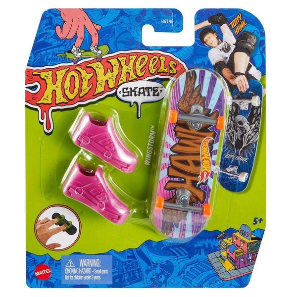 Imagem de Hot Wheels Skate de Dedo Wingstorm com Tênis - Mattel