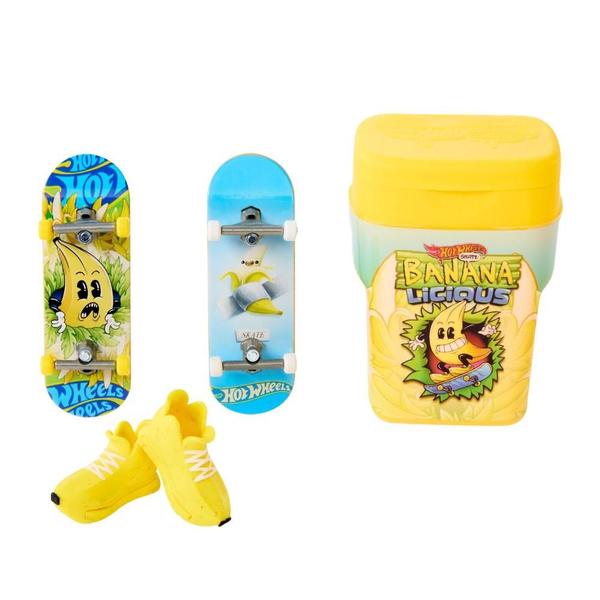 Imagem de Hot Wheels Skate Pacote Chiclete Sabor Banana - Mattel