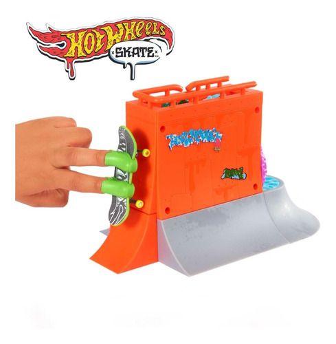 Imagem de Hot Wheels Skate Rampa Pista Fingerboard Aquário Skatepark