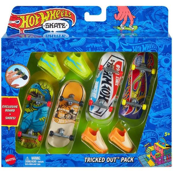 Imagem de Hot Wheels Skate + Tênis 4-PACK Sortido