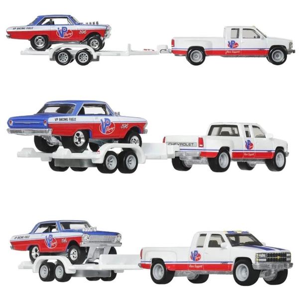 Imagem de Hot wheels team transport - 68  '63 chevy nova + '88 chevy silverado 3500