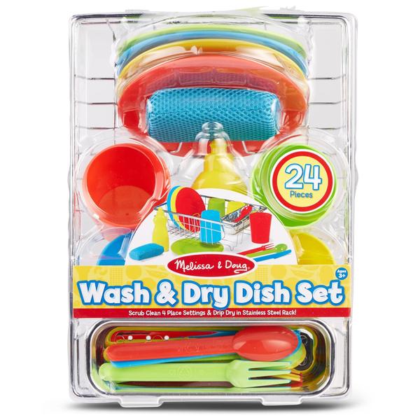 Imagem de Housewash e Dry Dish Set Melissa & Doug (24 pcs)