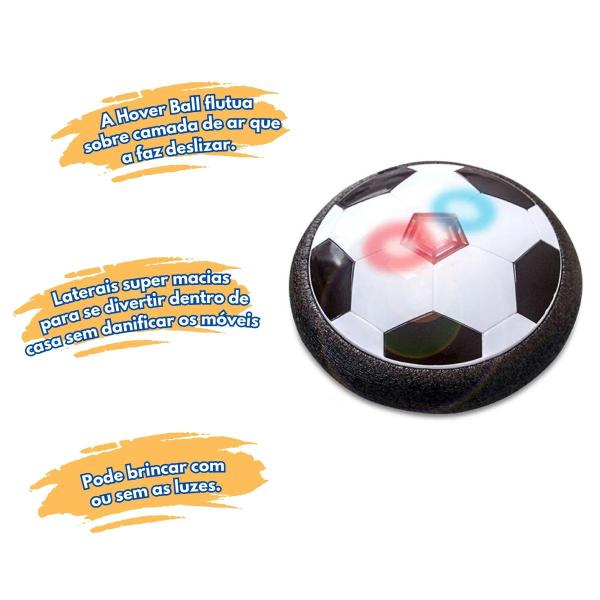 Imagem de Hover Ball Bola de Futebol Flutuante Dentro de Casa c/ Luzes