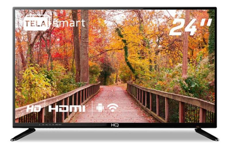 Imagem de HQ Smart TV LED 24" 2 HDMI 2 USB WI-FI Androind 11 Quad Core