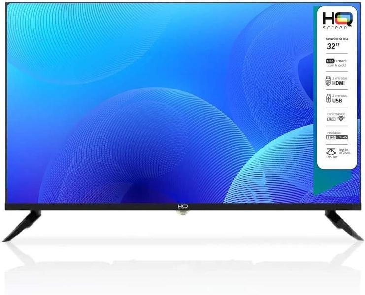 Imagem de Hq Smart Tv Led 32 Hd Conversor Digital Externo 3 Hdmi 2