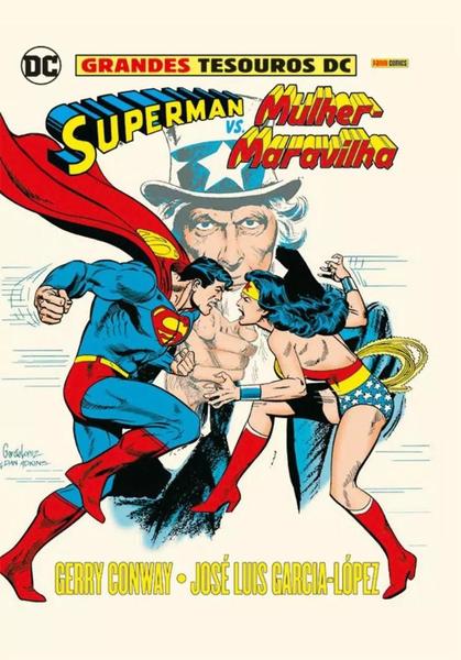 Imagem de HQ Superman x Mulher-Maravilha Grandes Tesouros DC Panini