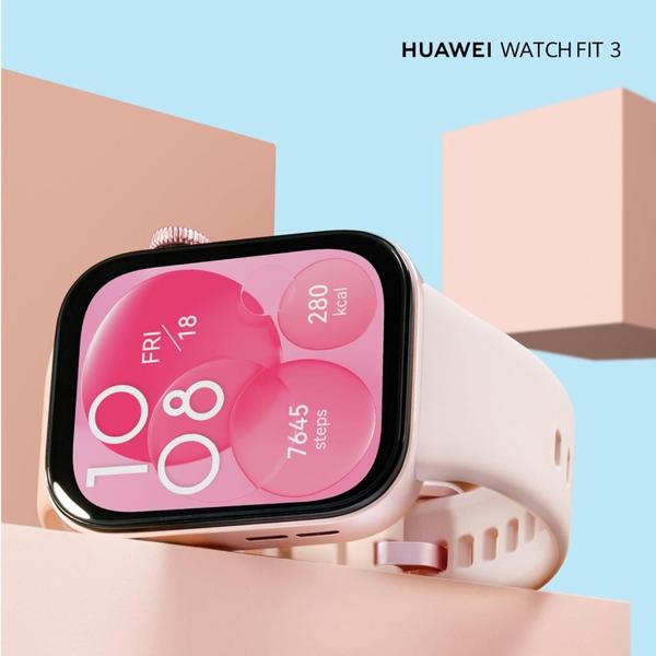 Imagem de Huawei Watch Fit 3 (Rosa)