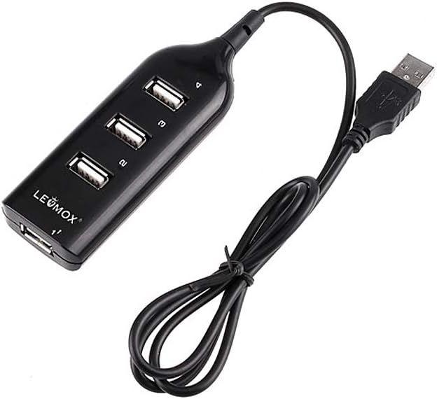 Hub 2.0 com 4 entradas Usb - Exbom Imagem de Hub 2.0 com 4 entradas Usb