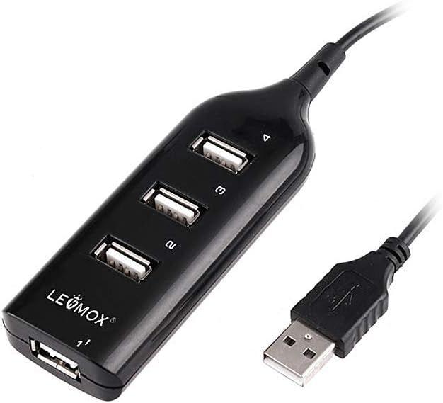 Hub 2.0 com 4 entradas Usb - Exbom Imagem de Hub 2.0 com 4 entradas Usb