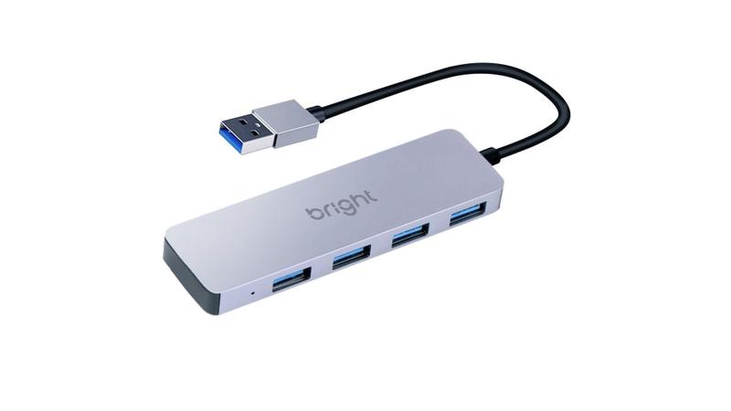 Imagem de Hub 4 Portas USB Ultra Rápido Bright - Preto