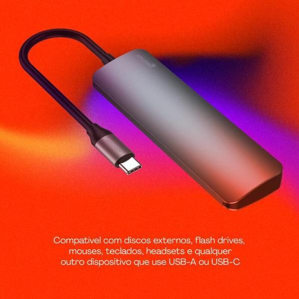 Imagem de Hub 4X1 Usb-C Adaptador Uca12 Geonav