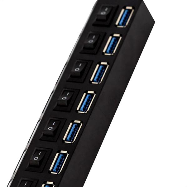 Imagem de HUB 7 Portas USB 3.0 até 480 Mbps