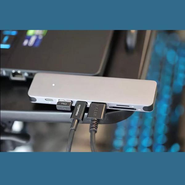 Imagem de Hub Adaptador 4K 60Hz Hdmi + Usb-c + Thunderbolt  