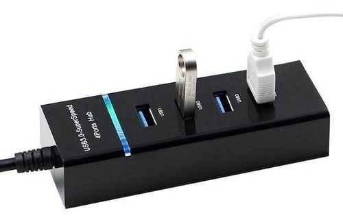 Hub Cabo Usb 3.0 Extensão 4 Portas High Speed Hd Pen Drive - FY Imagem de Hub Cabo Usb 3.0 Extensão 4 Portas High Speed Hd Pen Drive