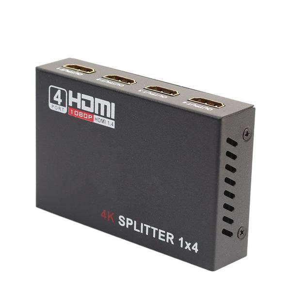 Imagem de Hub Divisor Hdmi 1x4 saidas Ativo 1080p 4k 3d Cftv Dvr Full