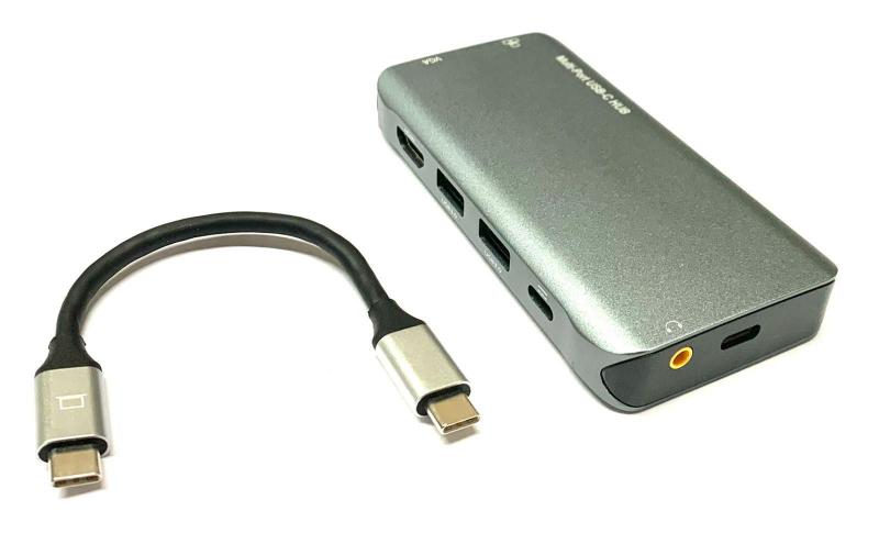 Imagem de Hub & Dock Tipo C 10 Em 1 Hdmi 4K, Usb 3.0, Sd/Tf, Rj45 ,Vga