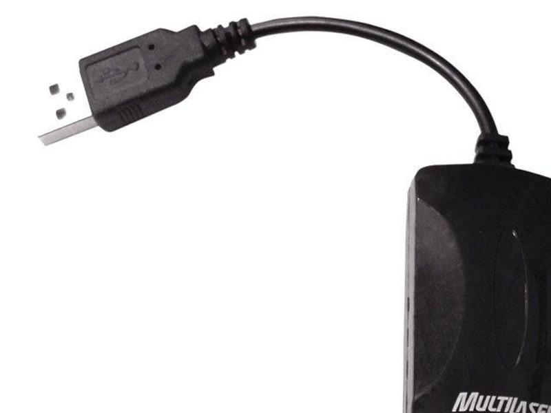 Imagem de Hub Flexível USB 2.0 4 Portas - Multilaser AC042