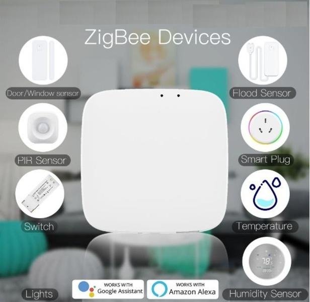 Imagem de Hub Gatway Zigbee Tuya Alexa Google Home - Casa Inteligente