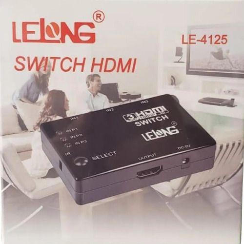 Imagem de Hub Switch Hdmi 3 Entradas E 1 Saída Le-4125 - Lelong