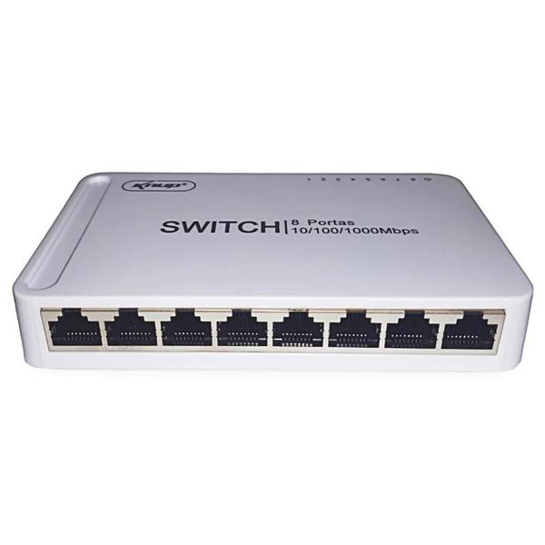 Imagem de Hub Switch P Redes Computadores 8 Portas 10/100/1000Kp-Sw106