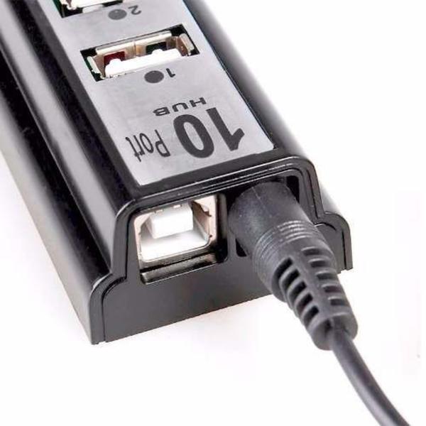 Hub Usb 2.0 10 Portas 480MBPS Knup HB-T69 Imagem de Hub Usb 2.0 10 Portas 480MBPS Knup HB-T69