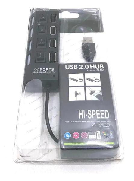 Imagem de Hub Usb 2.0 4 Portas Alta Velocidade