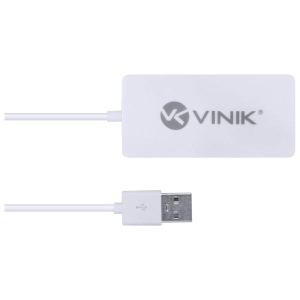 Hub Usb 2.0 Com 4 Portas E 1,2m De Cabo Branco - Huv-20b - VINIK Imagem de Hub Usb 2.0 Com 4 Portas E 1,2m De Cabo Branco - Huv-20b