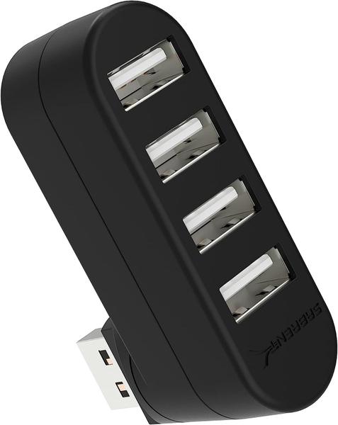 Imagem de Hub USB 2.0 de 4 portas Sabrent 90/180 Grau Rotativo (HB-UMN4)