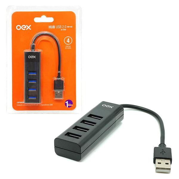 Imagem de Hub Usb 2.0 Oex Hb102 4 Portas