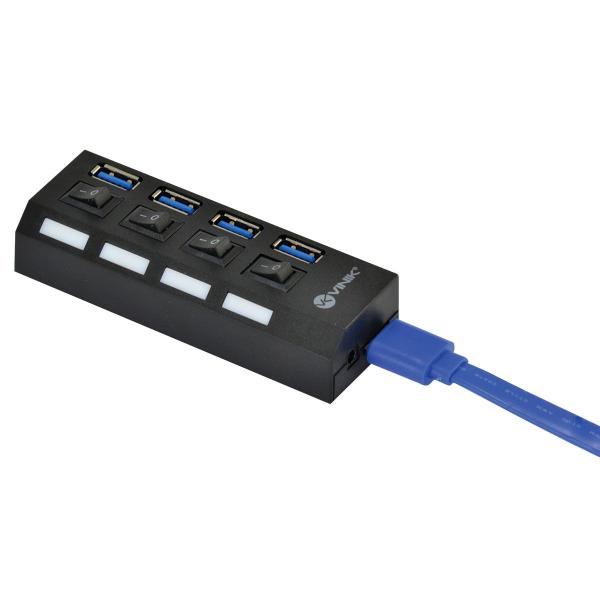 Imagem de Hub USB 3.0 4 Portas com Interruptor HUV-50