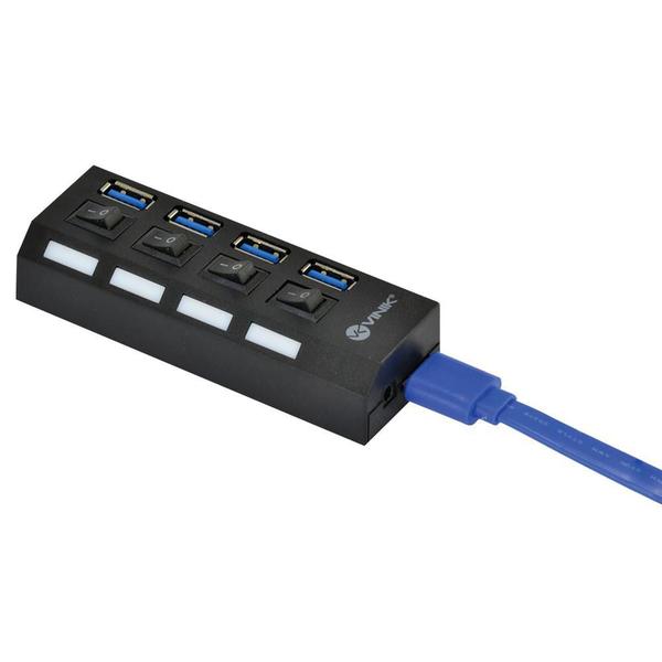 Imagem de Hub Usb 3.0 4 portas Com Interruptor Huv-50 - Vinik