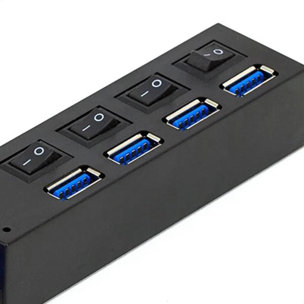 Imagem de Hub Usb 3.0 - 4 Portas - Kit Com 10