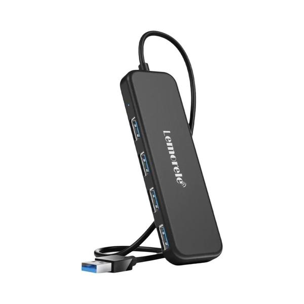 Imagem de Hub USB 3.0 de Alta Velocidade - 4 Portas Tipo A - Adaptador OTG para Computador e Laptop