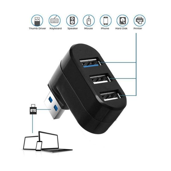 Imagem de Hub USB 3.0 de Alta Velocidade - Adaptador Multiportas com Leitor de Cartão