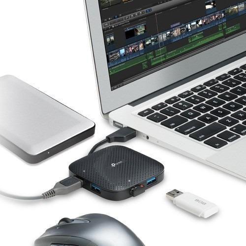 Imagem de Hub USB 3.0 Tp-Link Uh400 - Conecte 4 dispositivos